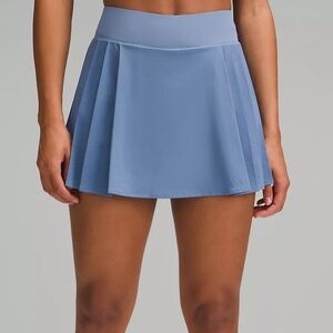 Blue Lululemon Side-Pleat High-Rise Tennis Skirt - Size 12
